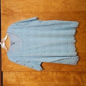 Light Blue Lace Tshirt